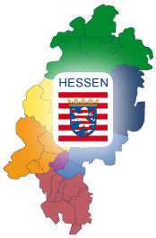 Karte Hessen